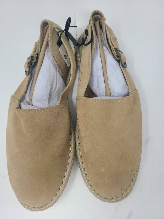 Zara Mens Suede Espadrille Sandals in Beige Size 8 2719/920 main image 5